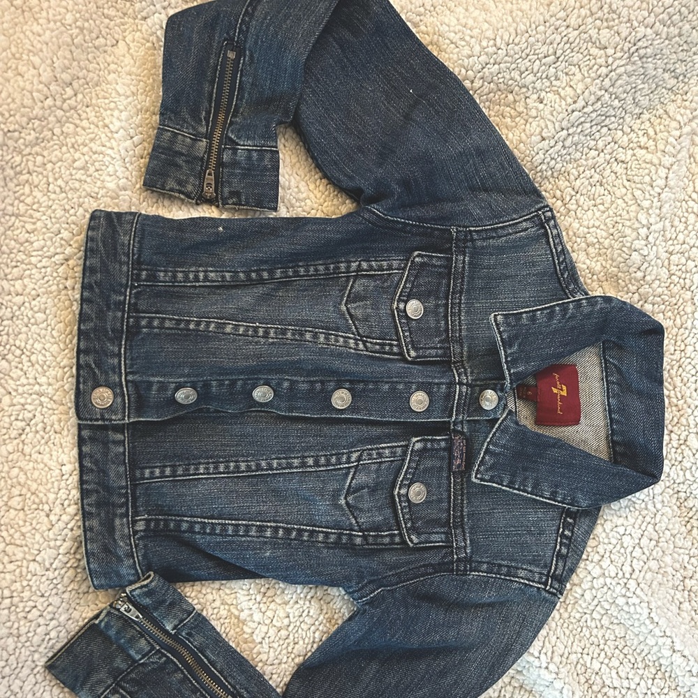 Seven for all man kind girls denim jacket 6